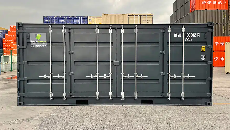 Contenedor nuevo de 20 pies Open Side de doble puerta